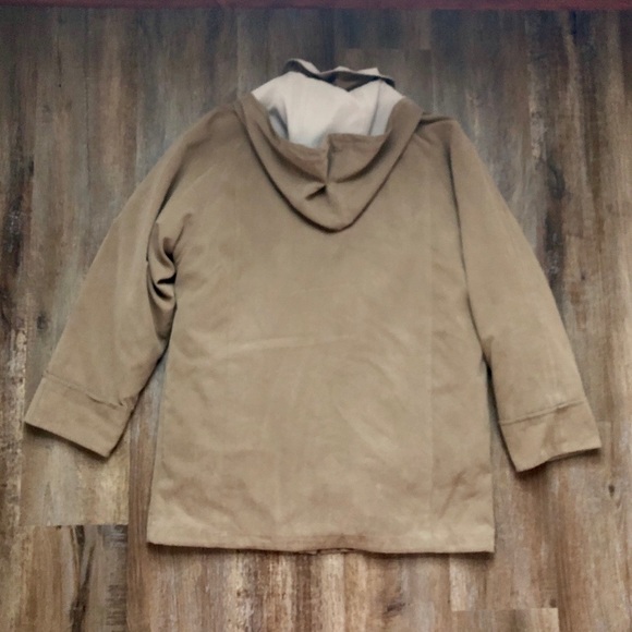 London Fog Tan Hooded Jacket - Picture 6 of 6